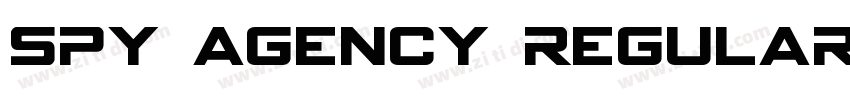 Spy Agency Regular字体转换